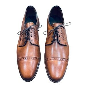 NIB Allen Edmonds Clifton Oxford Walnut Leather Dress Shoes size 13 D